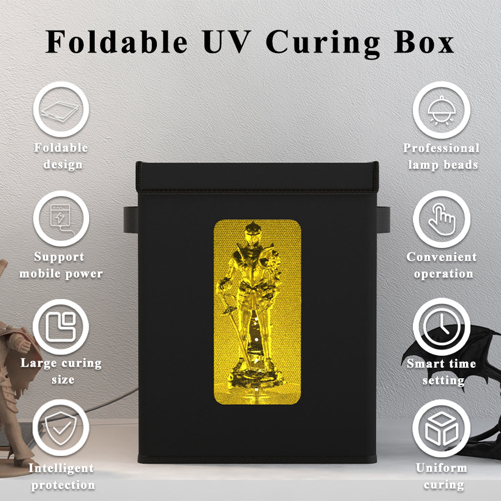 WISEPRO Foldable UV Resin Curing Box For LCD/DLP/SLA 3D Printer