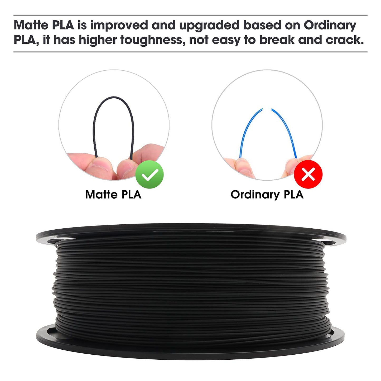 eSUN 1.75mm ePLA-Matte 3D Printer Filament