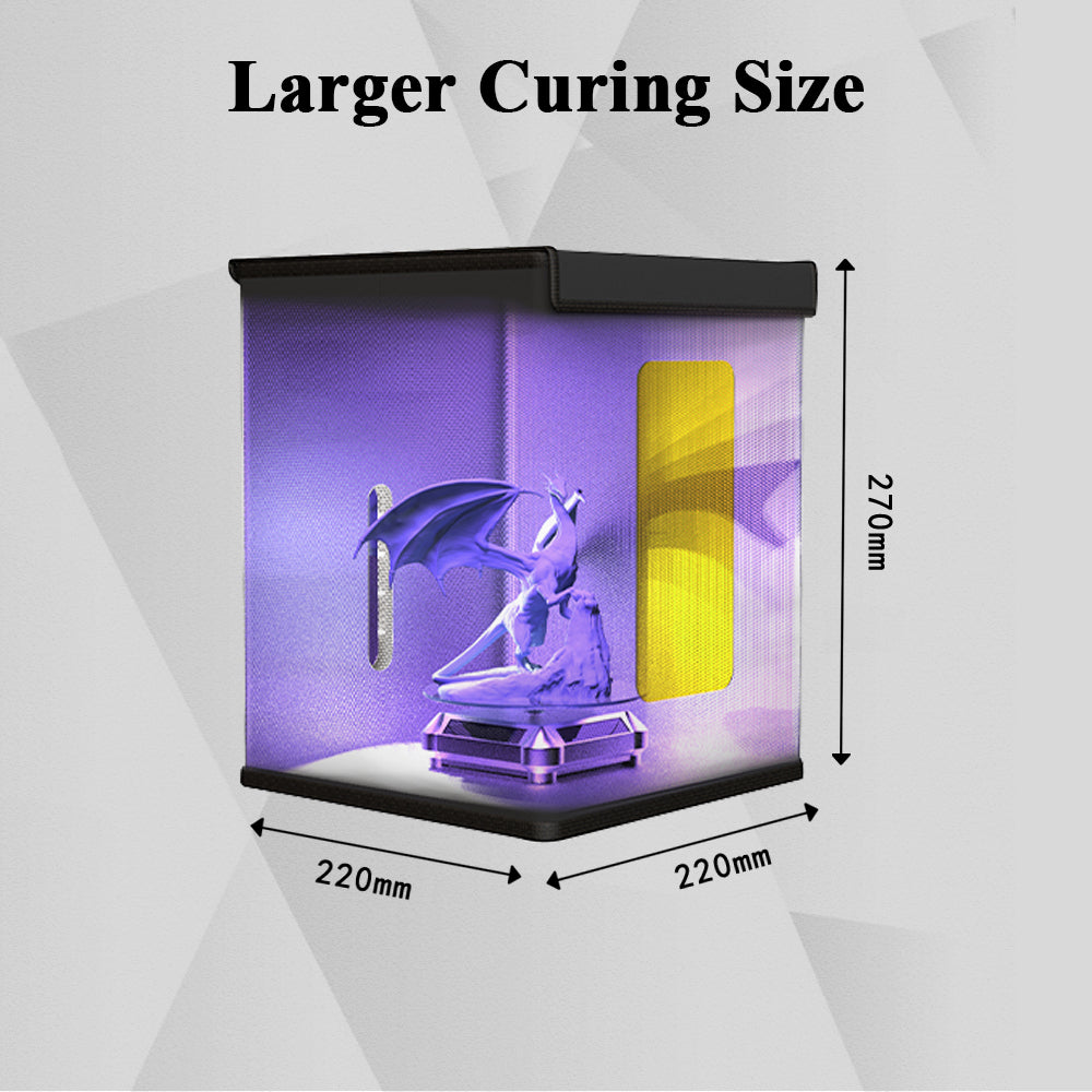 WISEPRO Foldable UV Resin Curing Box For LCD/DLP/SLA 3D Printer