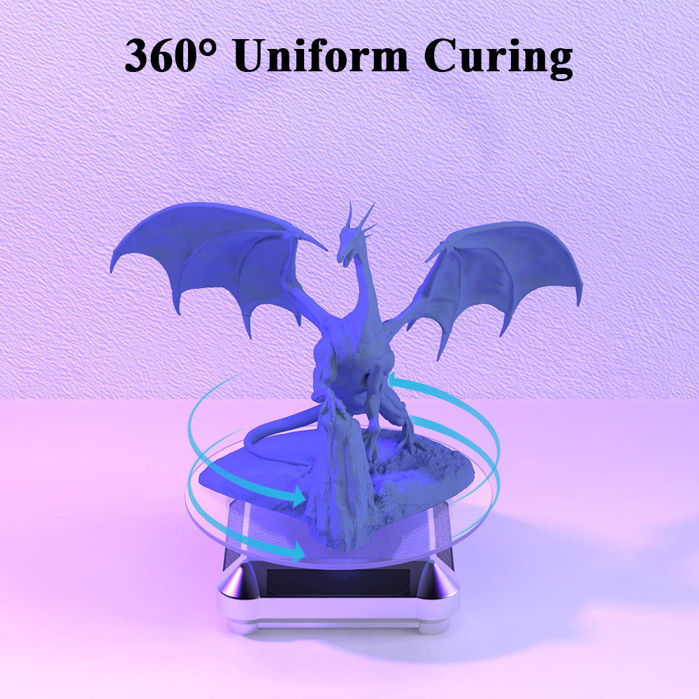 WISEPRO Foldable UV Resin Curing Box For LCD/DLP/SLA 3D Printer