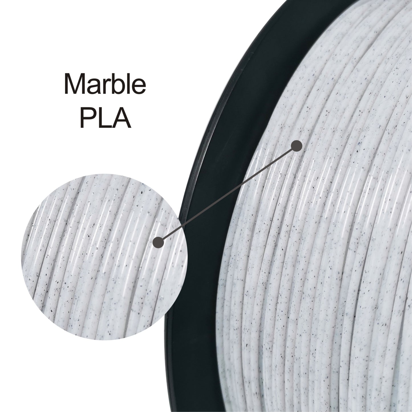 1.75mm PLA-Marble 3D Printer Filament