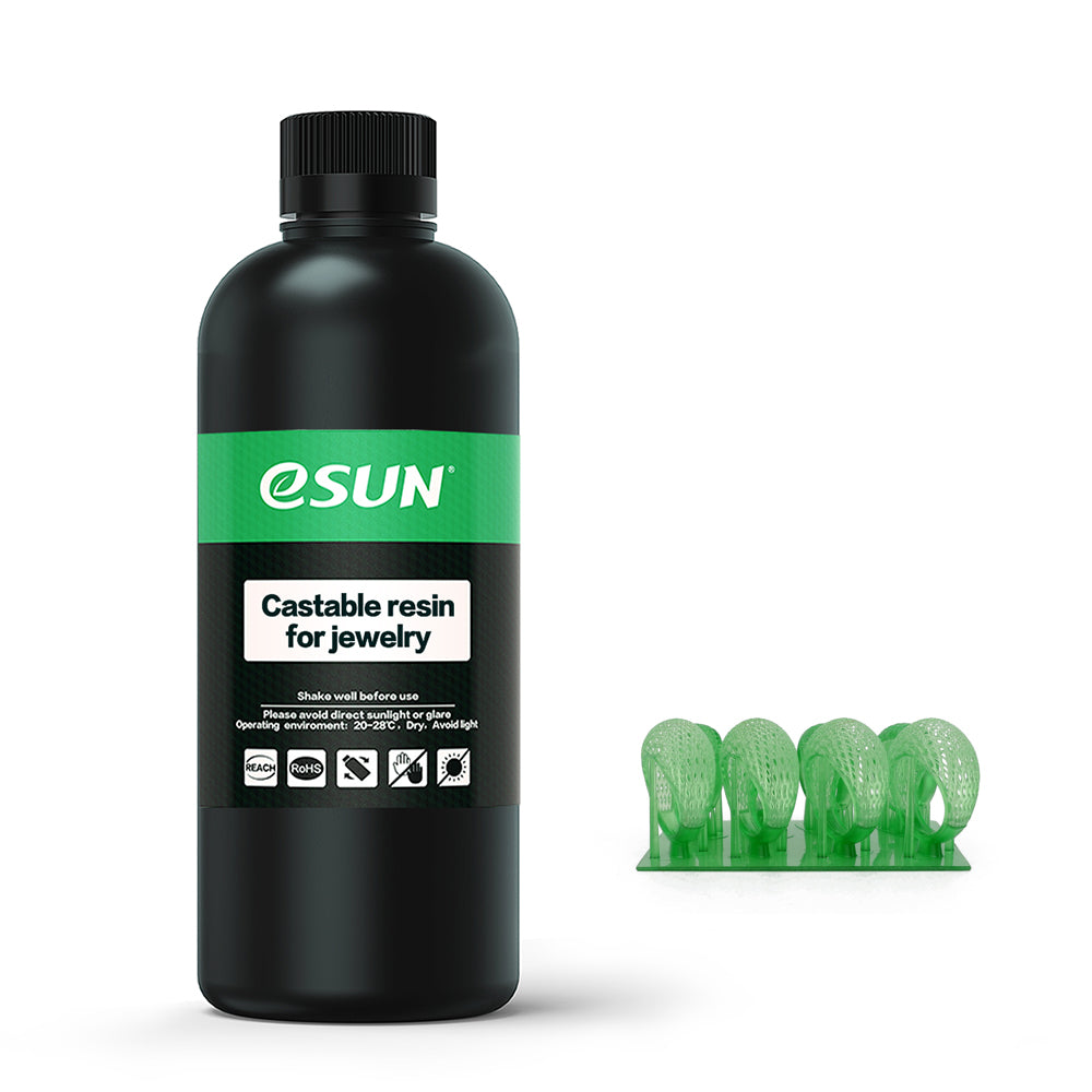 eSUN 3D Castable Resin for Jewelry 405nm UV Sensitive Resin for LCD 3D Printer