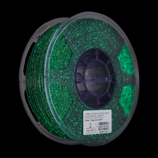 eSUN PLA Luminous-Rainbow eStars-PLA Filament 1.75mm Glow in the Dark Pla 1KG Spool Luminous 3D Printing Filament for 3D Printer