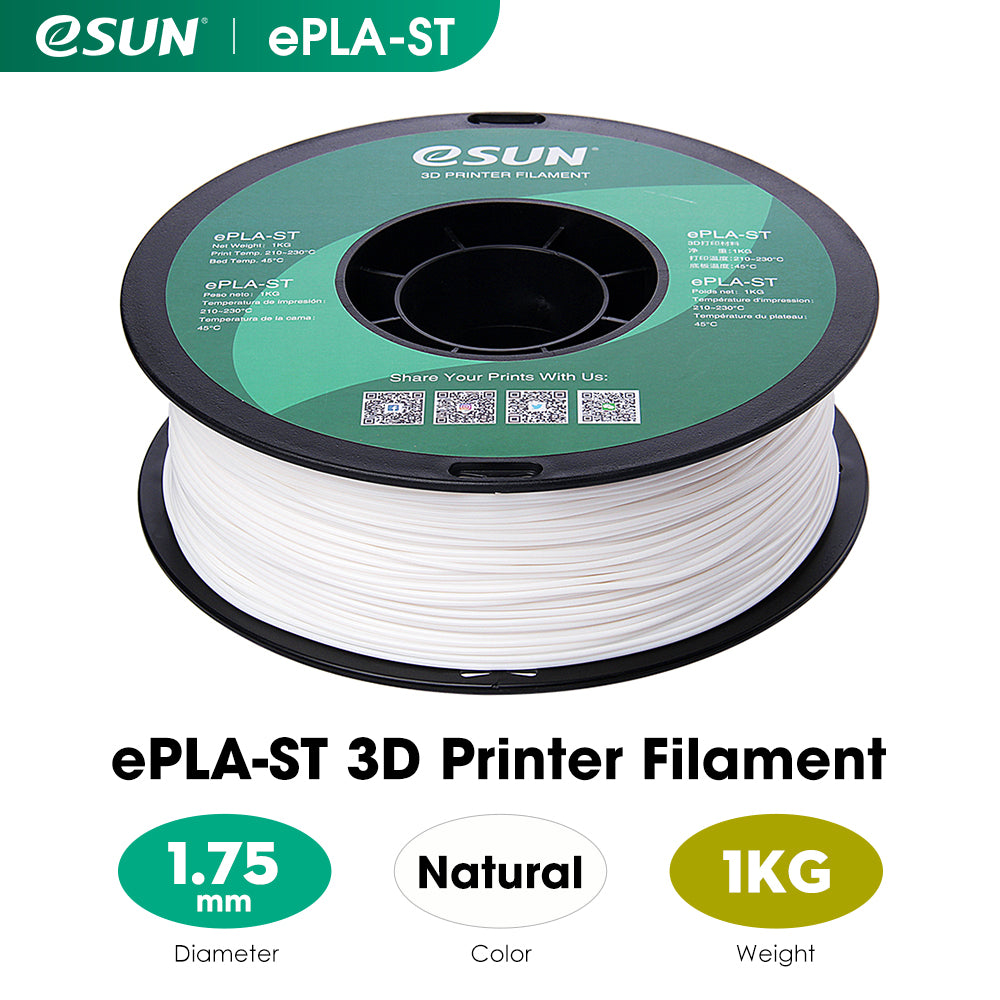 eSun ePLA-ST Filament 1.75MM,Super Tough PLA 3D Printer Filament 1KG ( –  wisepro3d