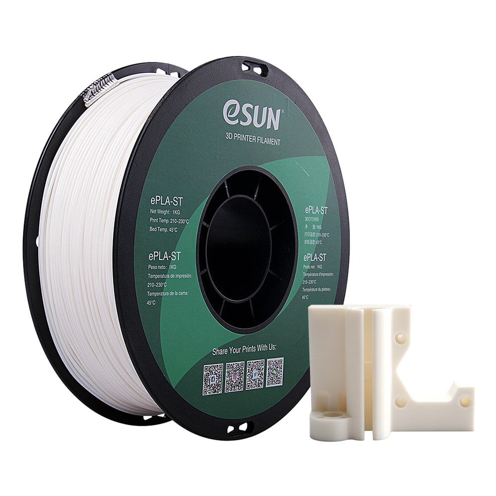 eSun ePLA-ST Filament 1.75MM,Super Tough PLA 3D Printer Filament 1KG (2.2 LBS) Spool FDM 3D Printing Materials for 3D Printers