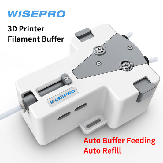 WISEPRO 3D Printer Filament Buffer for 1.75mm PLA/ABS, Auto Filament Feeding & Switching, Ensures Continuous Printing,Prevents Filament Runout