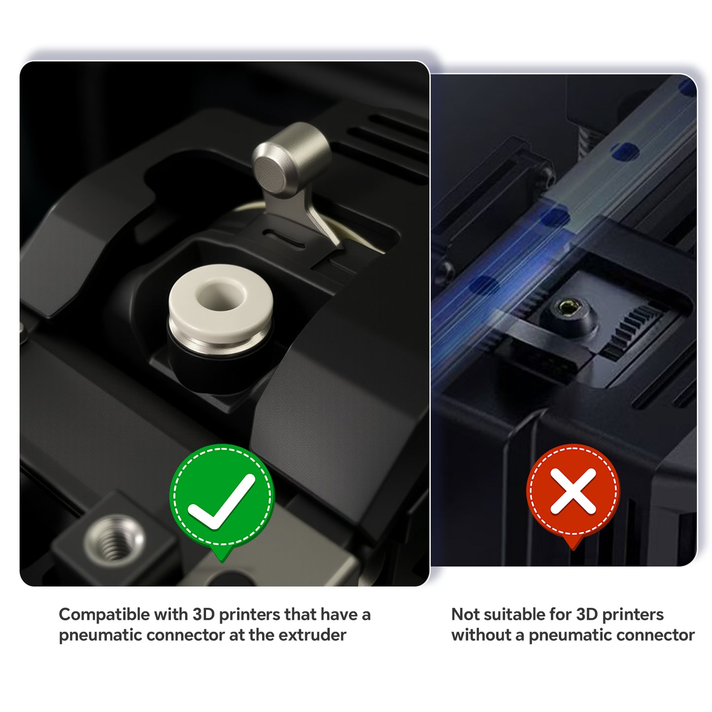 WISEPRO 3D Printer Filament Buffer for 1.75mm PLA/ABS, Auto Filament Feeding & Switching, Ensures Continuous Printing,Prevents Filament Runout