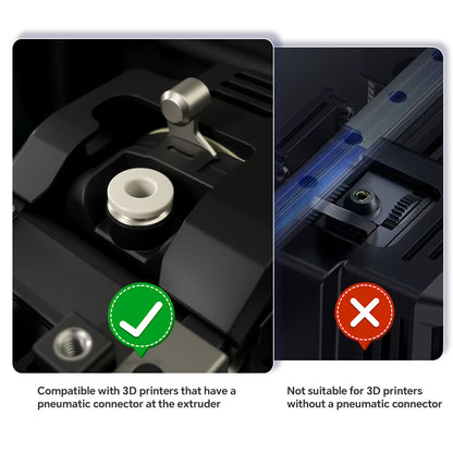 WISEPRO 3D Printer Filament Buffer for 1.75mm PLA/ABS, Auto Filament Feeding & Switching, Ensures Continuous Printing,Prevents Filament Runout