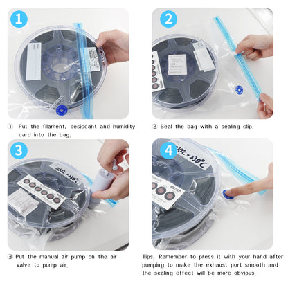 Filament Storage Bag Vacuum Kit